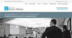 Desktop Screenshot of knutjohnson.com