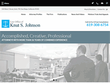 Tablet Screenshot of knutjohnson.com